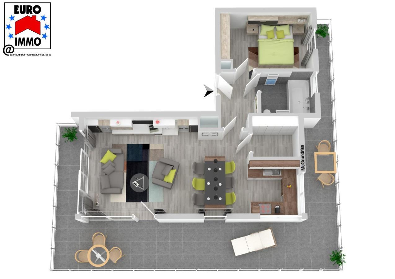 Hotel Penthouse Lebierre Malmedy Exteriér fotografie